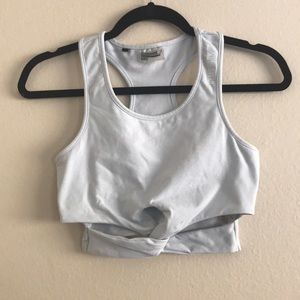 Gymshark twist crop tank top